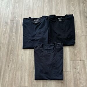 BYLT Shirt Men's Premium Basics Lux & Drop Cut Lux S/S Large [Lot of 3] XL